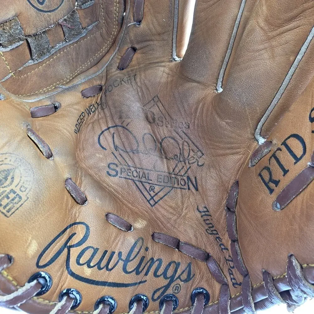 Rawlings Baseball Glove 12 Derek Jeter Edition Tan Cowhide Deep Pocket - Picture 6 of 10